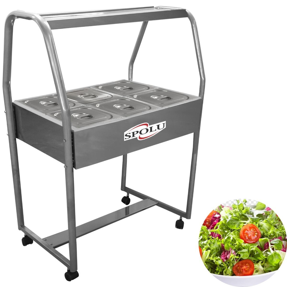 BUFFET SALADA GELO-X  6 CUBAS SPL-511  - SPOLU