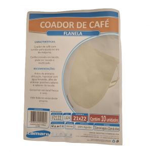 COADOR DE FLANELA Nº 2 4/6/8/10 LT - 21X22 - PC C/10 MARCHESONI